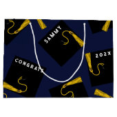 Graduation créative 2025 Grand sac cadeau (Dos)