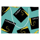 Graduation créative 2025 Grand sac cadeau (Dos)