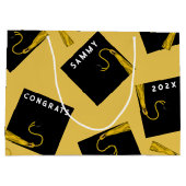 Graduation créative 2025 Grand sac cadeau (Dos)