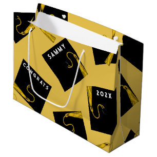 Graduation créative 2025 Grand sac cadeau