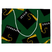 Graduation créative 2025 Grand sac cadeau (Dos)