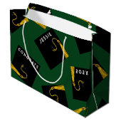 Graduation créative 2025 Grand sac cadeau (Dos Angle)