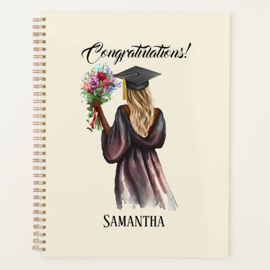 Graduation d'aquarelle personnalisée (14) (Devant)