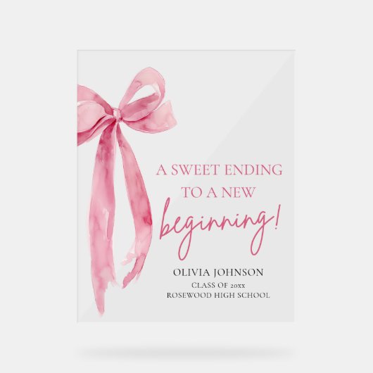 Graduation De Bow Une Douce Se Terminant Par Un No (Recto)