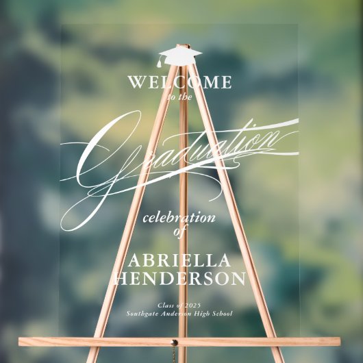 Graduation de script élégant et formel (Neutre)