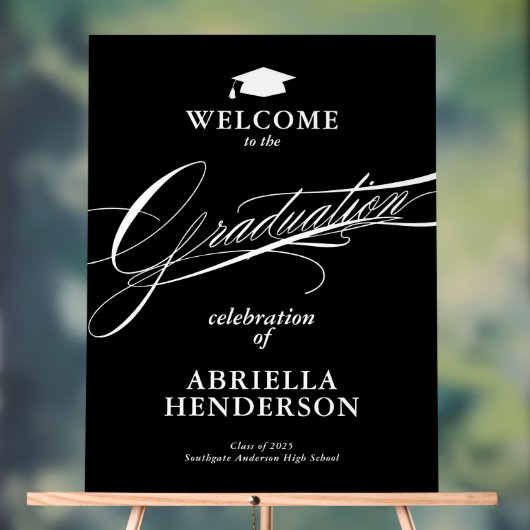 Graduation de script élégant et formel (Neutre)