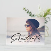 Graduation de script Invitation de la partie photo (Debout devant)