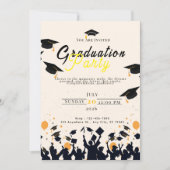 Graduation Digital Invitation Template – Modern Gr (Devant)