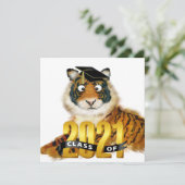Graduation du tigre - Invitation (Debout devant)