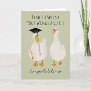 Graduation Ducks Sla je Vleugels Uit en Vlieg Kaart