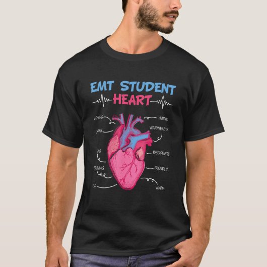 Graduation EMT Student Emergency Medicals T-shirt (Voorkant)