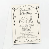 Graduation et invitation d'anniversaire