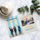 Graduation Faire-part des amis Deux photos