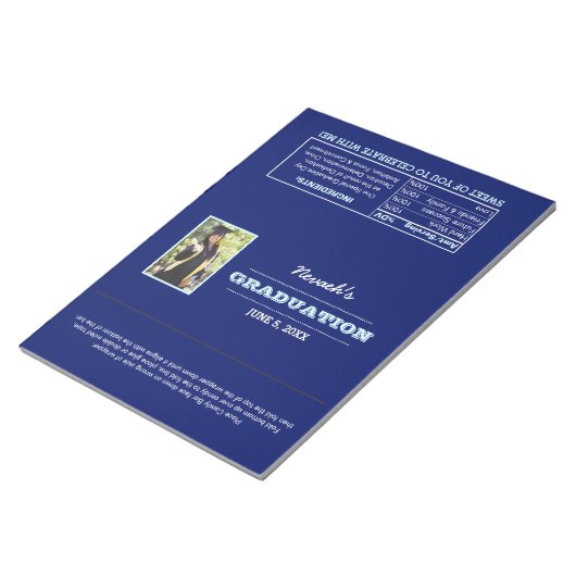 Graduation Favoriser XL Candy Wrappers Bloc-notes (Incliné)