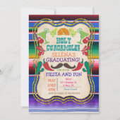 Graduation Fête Mexicaine Invitation (Devant)