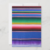 Graduation Fête Mexicaine Invitation (Dos)