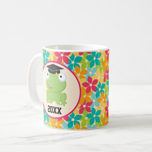 Graduation Frog Grad Gift Idea Coffee Mug (Devant gauche)