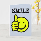 GRADUATION FUNNY SMILE CARTES DE FÉLICITATION (Fleur jaune)