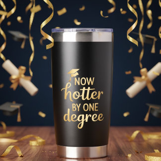 Graduation Gifts Now Hotter By One Degree Friends Geïsoleerde Drinkbeker