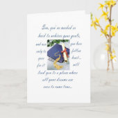 Graduation-Grand-fils, Bonne Carte de Graduation (Fleur jaune)