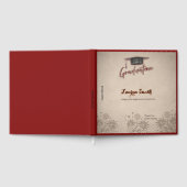 Graduation Guest Book Modern Keepsake (Complet)