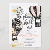 Graduation Hot Air Balloon Invitation (Devant / Derrière)