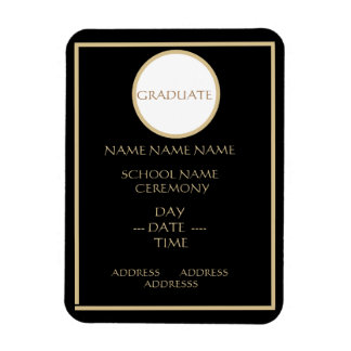 GRADUATION INSERT INVITE MAGNET MAGNEET