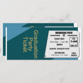 Graduation, Invitation de billets, Insérer l'année (Devant / Derrière)