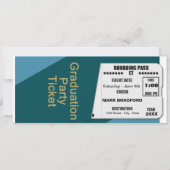 Graduation, Invitation de billets, Insérer l'année (Devant)