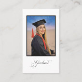 Graduation Invitation Enclosure Card (Dos)