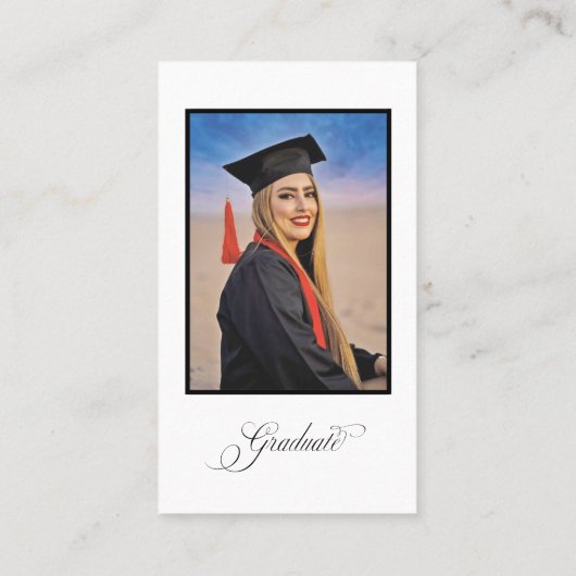 Graduation Invitation Enclosure Card (Dos)