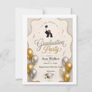 graduation invitation, invitación para graduación