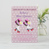 Graduation Invitation Patinage (Debout devant)