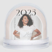 Graduation Keepsake | Class of Custom Photo Sneeuwbol (Voorkant)