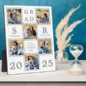 Graduation Keepsaké Unique Photo Collage Plaque (Côté)