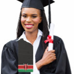 Graduation Kényane Drapeau Écharpe Stole Sash<br><div class="desc">L'obtention du diplôme a volé le foulard avec le drapeau national pour les diplômés internationaux faisant preuve du patrimoine national. Créez une ceinture personnalisée pour votre équipe de remise de diplômes et vos photoshoots.</div>