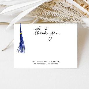 Graduation Merci Blue Tassel