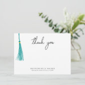 Graduation Merci Turquoise Tassel (Debout devant)