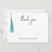 Graduation Merci Turquoise Tassel (Devant)