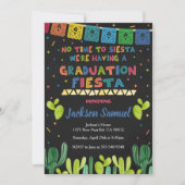 Graduation Mexican Fiesta Invitation Grad Party (Devant)