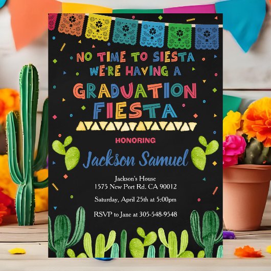 Graduation Mexican Fiesta Invitation Grad Party