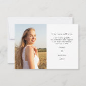 Graduation minimale simple en Merci d'or noir (Dos)