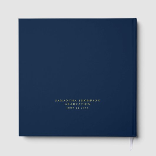 Graduation minimaliste moderne Script Grad Graduat (Verso)
