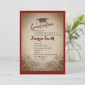 Graduation Modern Graduation Party Invitation (Debout devant)