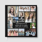 Graduation moderne 11 Photo Collage Livre d'or (Recto)
