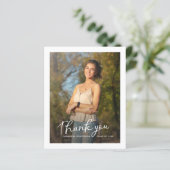 Graduation moderne 2025 Carte de remerciements de  (Debout devant)