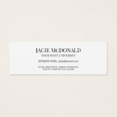 Graduation moderne Insérer un profil photo blanc (Dos)