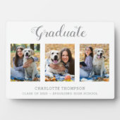 Graduation moderne Photo Collage Plaque de conserv (Devant)