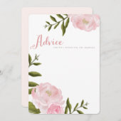 Graduation Mots de sagesse Conseils Cartes (Devant / Derrière)