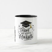 "Graduation Mug - Illustration du Casquette d'admi (Centre)